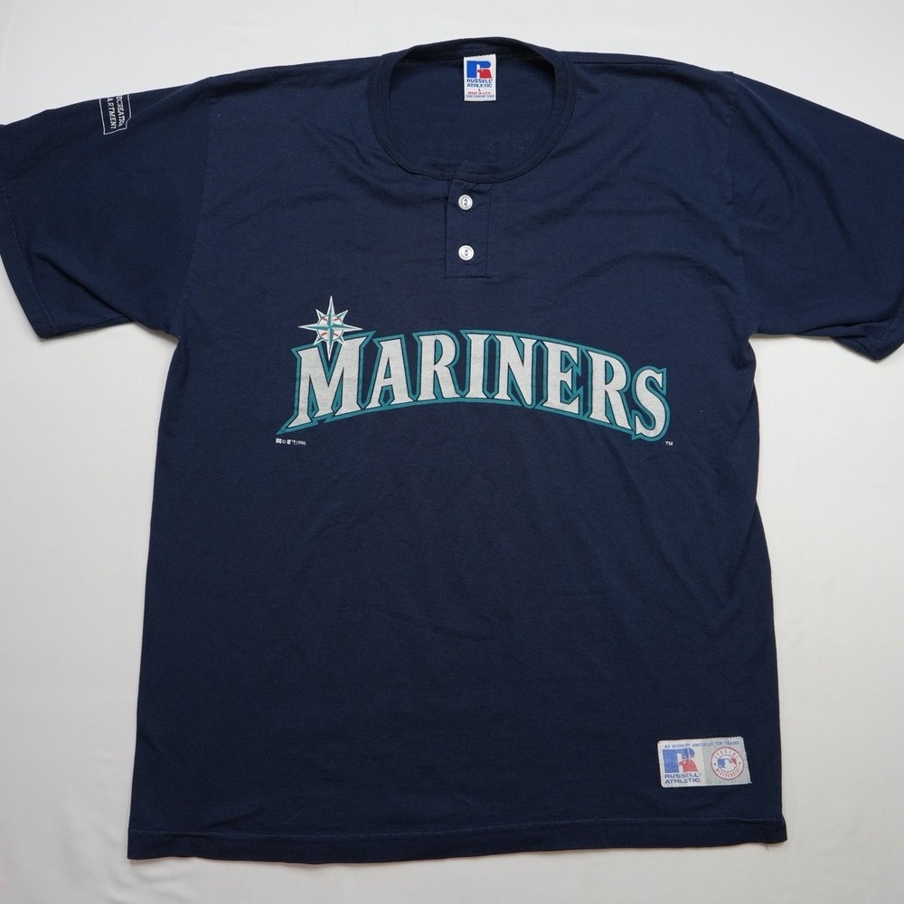Vtg‎ 1996 Seattle Mariners Russell Athletic Collection Batting Jersey Size Large
